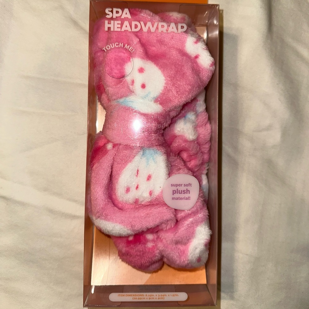 Plush Pink Spa Headwrap